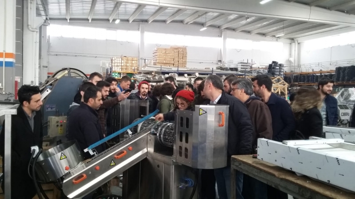 THE VISIT OF EGE UNIVERSITY FACULTY OF AGRICULTURE AND THE DEPARTMENT OF AGRICULTURAL MACHINERY & TECHNOLOGIES ENGINEERING TO ÇINARLI MAKİNA